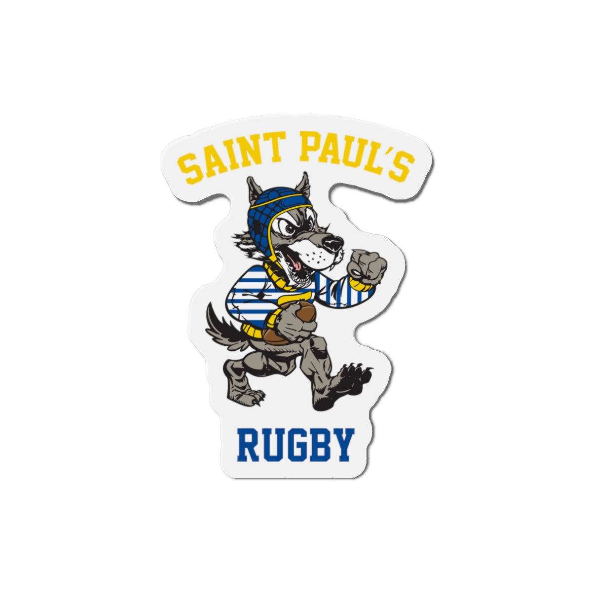 St. Paul's Rugby Die-Cut Magnet