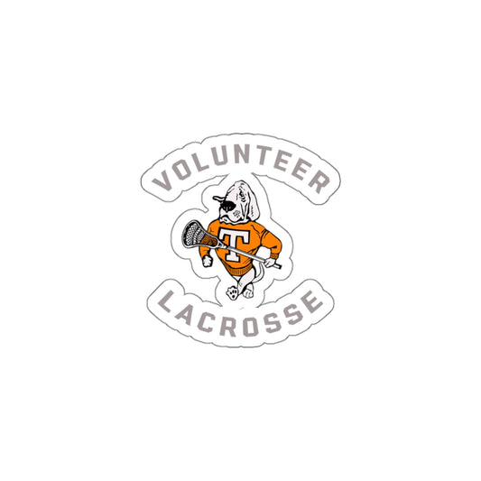 Tennessee Lacrosse Die-Cut Sticker (3x3, 4x4)
