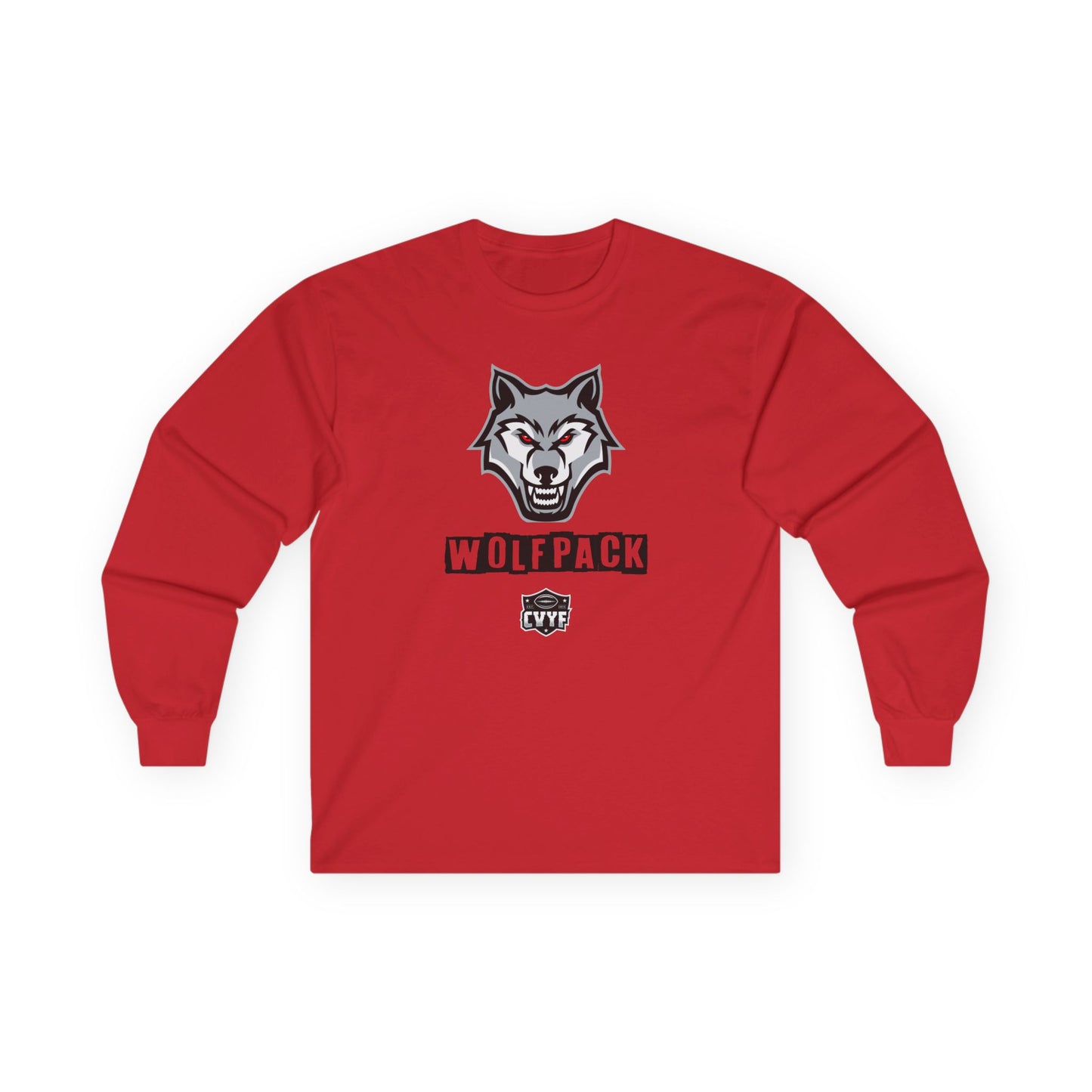 Adult Wolfpack Gildan Ultra Cotton Long Sleeve