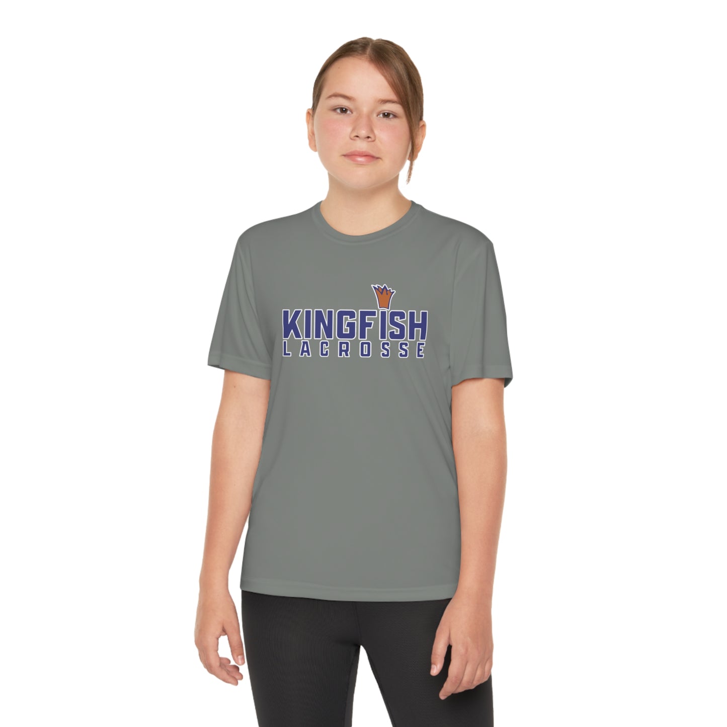 Youth Kingfish Lacrosse Sport-Tek Performance T-shirt