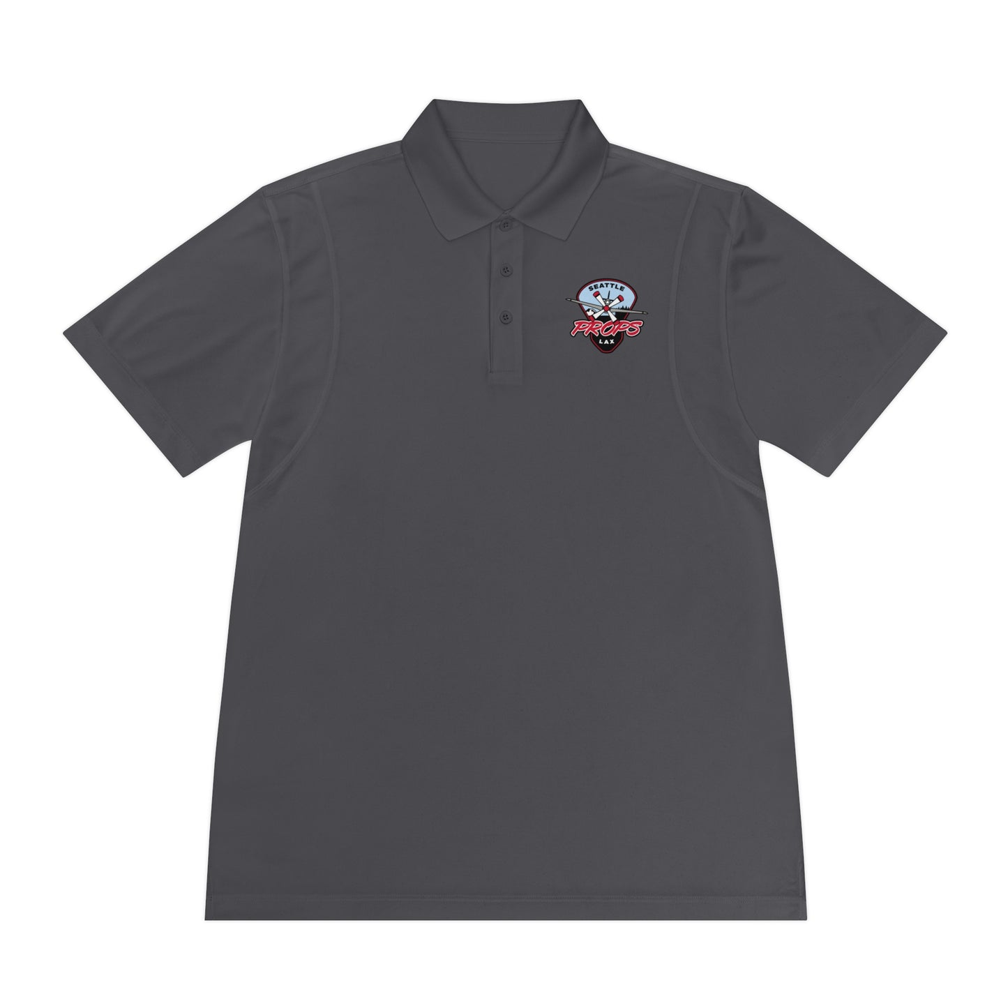 Adult Seattle Props Lacrosse Sport-Tek Performance Polo