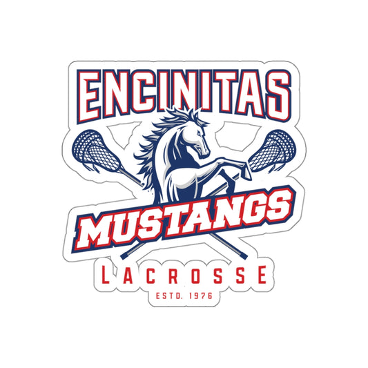 Mustangs Lacrosse Die-Cut Outdoor Sticker (3"x3")
