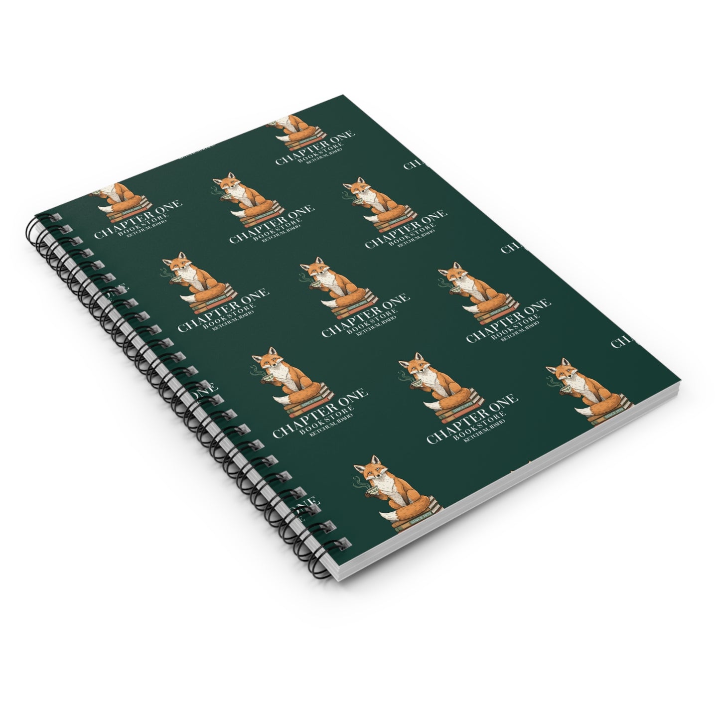 Chapter One Bookstore Spiral Notebook - Ruled Line  (8" x 6")