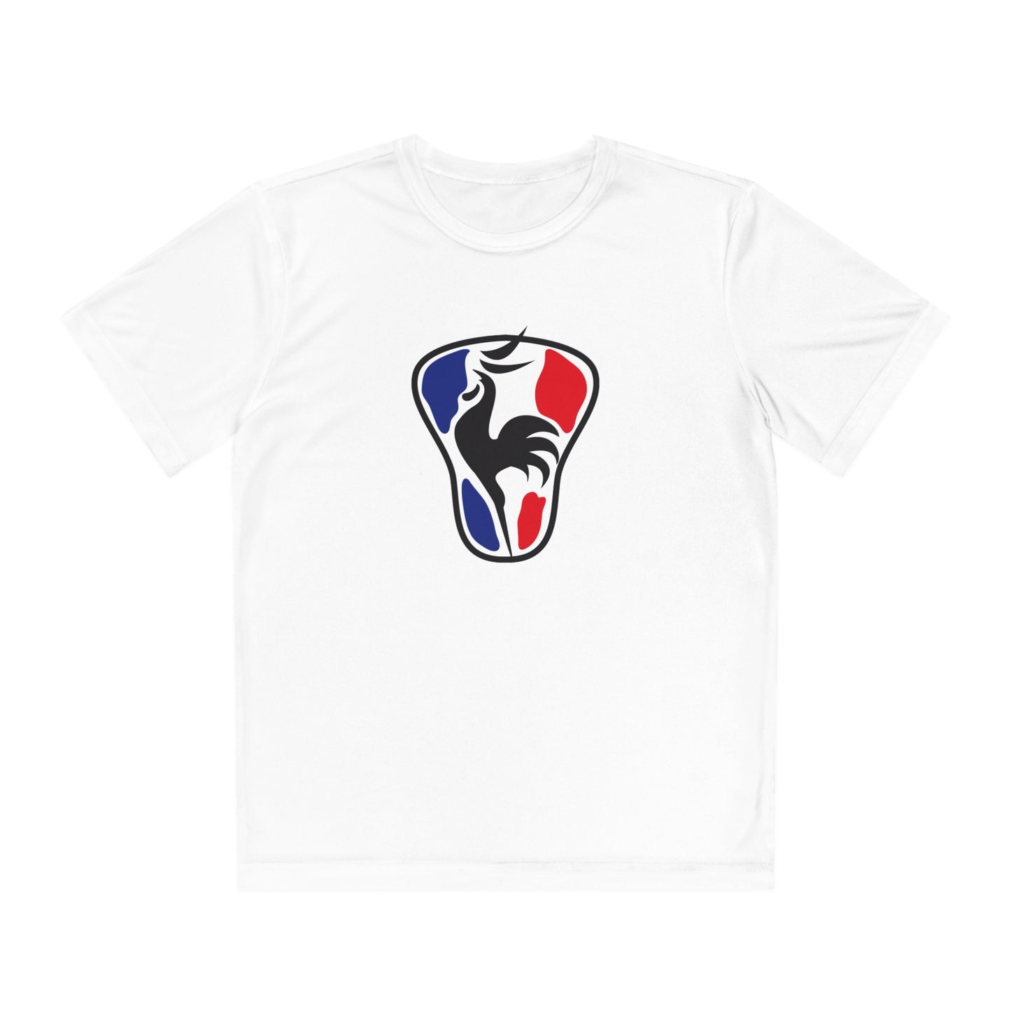 Youth France Lacrosse Sport-Tek Performance T-shirt