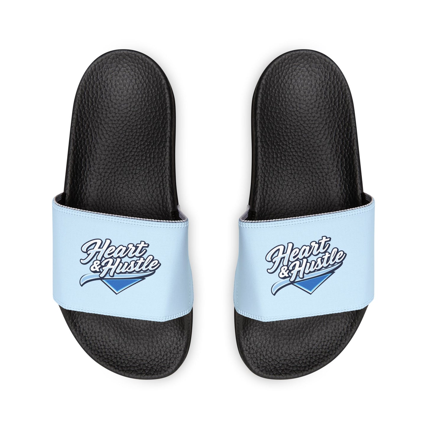 Youth Heart and Hustle Baseball Slide Sandals