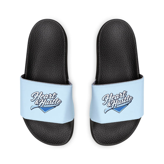 Youth Heart and Hustle Baseball Slide Sandals