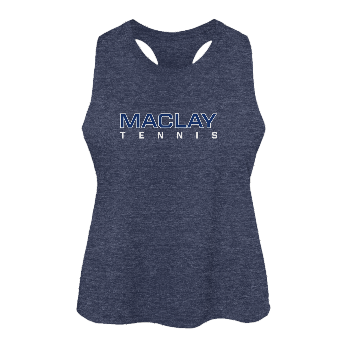 Women's Maclay Tennis Bella + Canvas Racerback Crop Tank