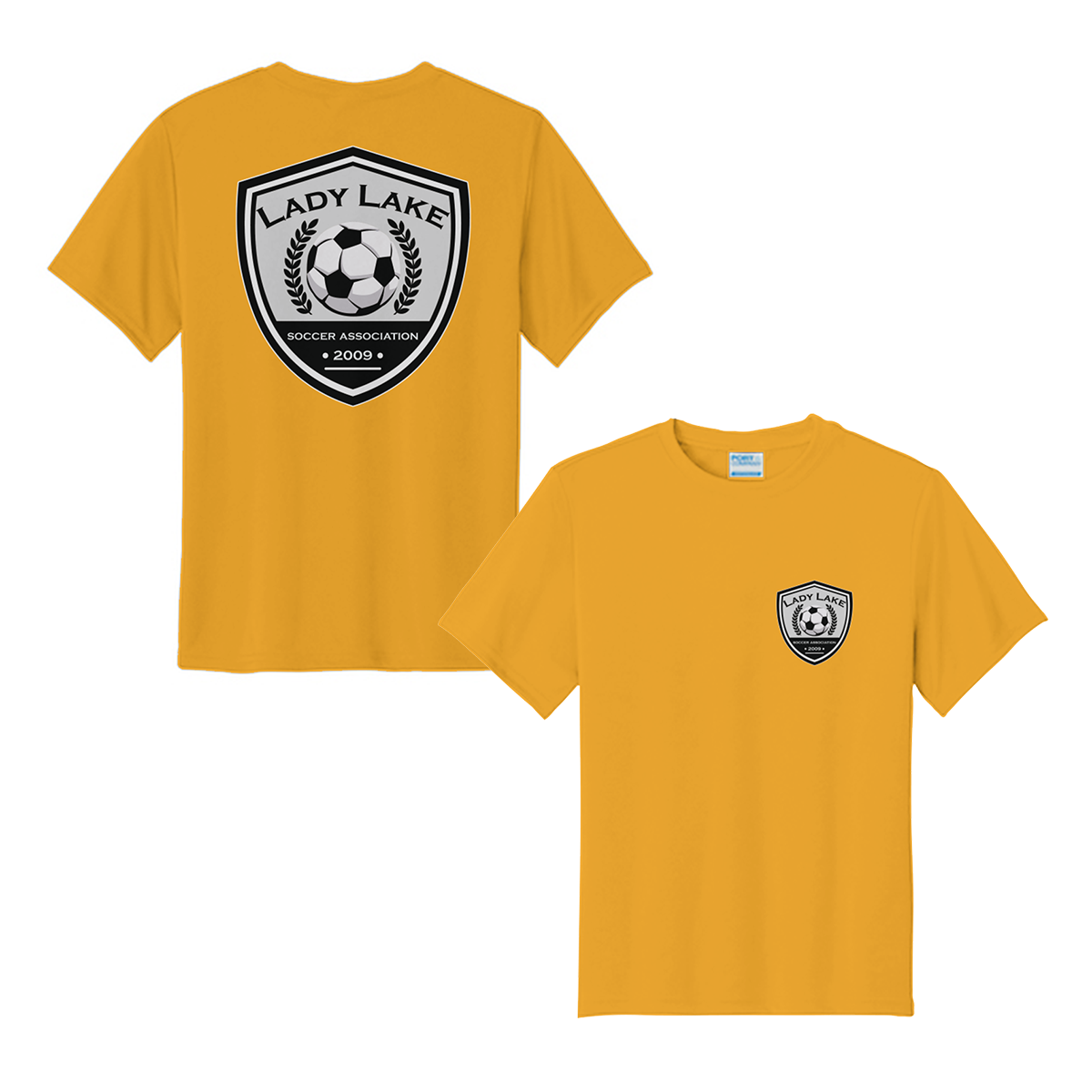 Youth Lady Lake Soccer Association Performance T-Shirt