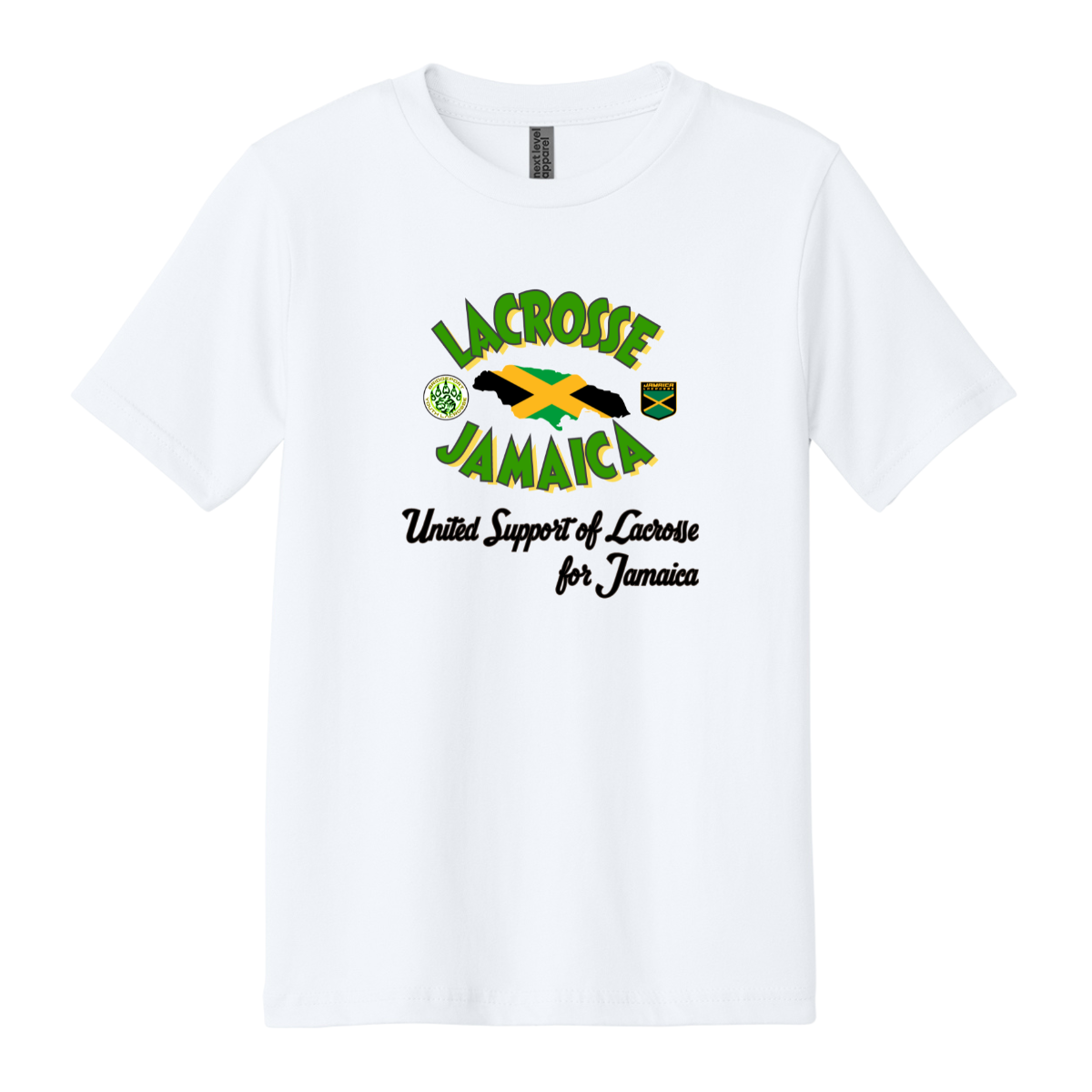 Youth Jamaica Lacrosse Next Level Cotton T-Shirt