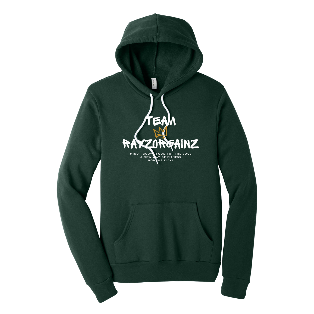 Adult Team Rayzorgainz Bella + Canvas Sponge Fleece Hoodie