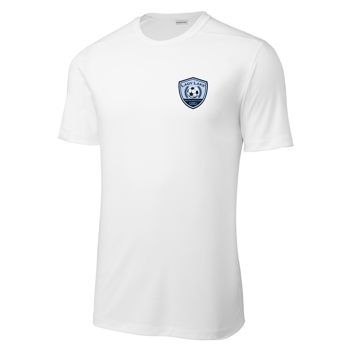 Adult Lady Lake Soccer Association Sport-Tek Posi-UV Pro Tee