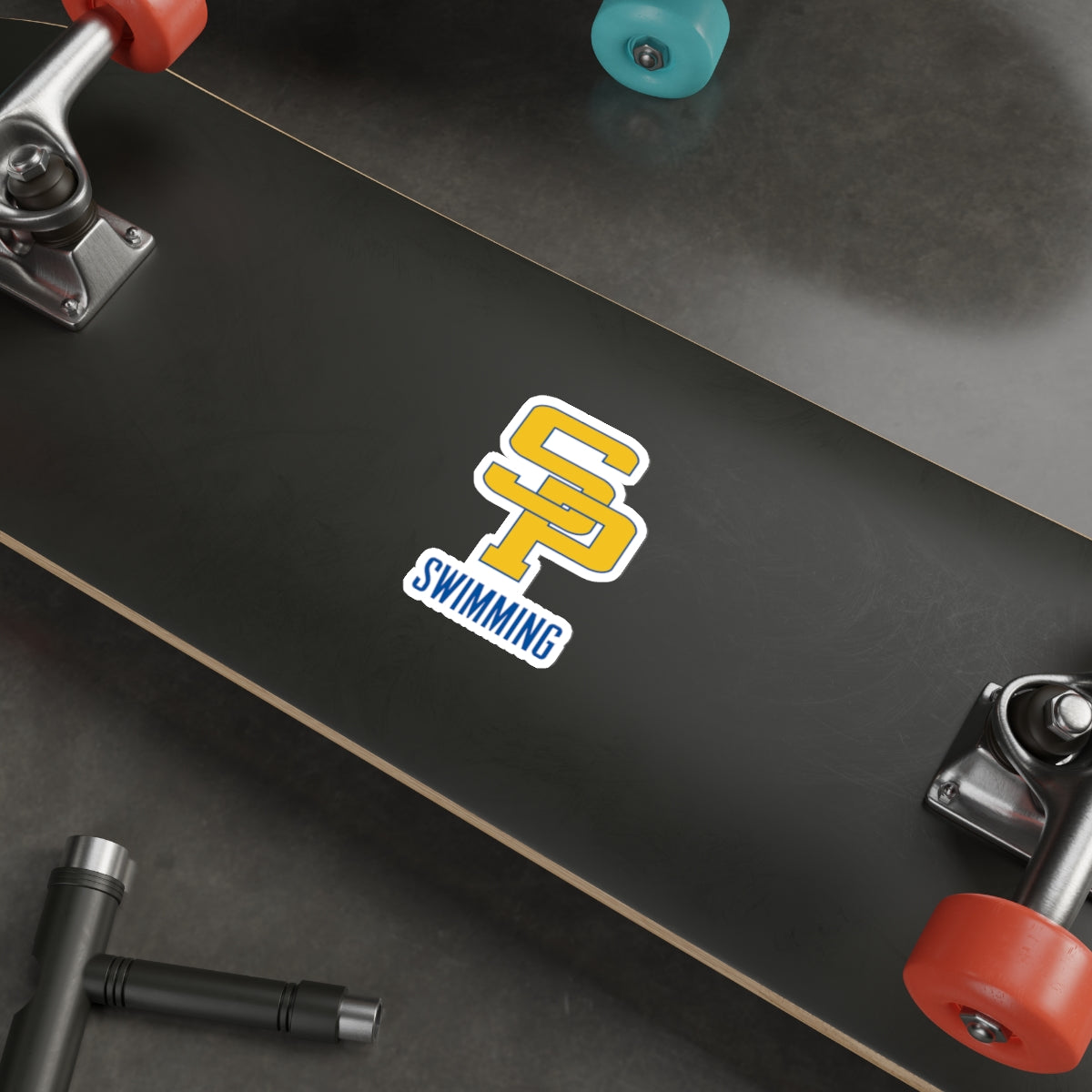 St. Paul's Swimming Die Cut Stickers