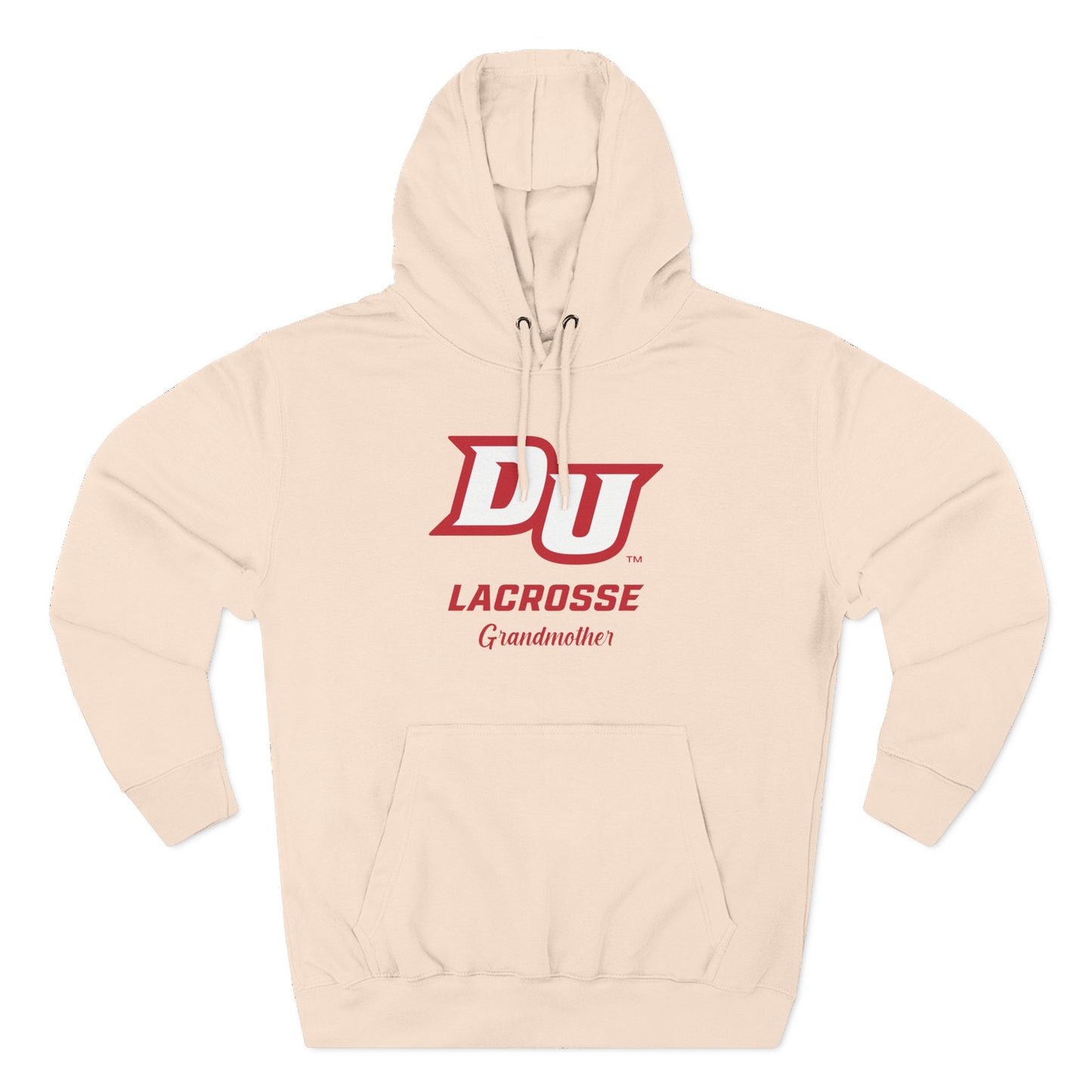 Adult Drury Lacrosse Premium Pullover Hoodie - Grandmother