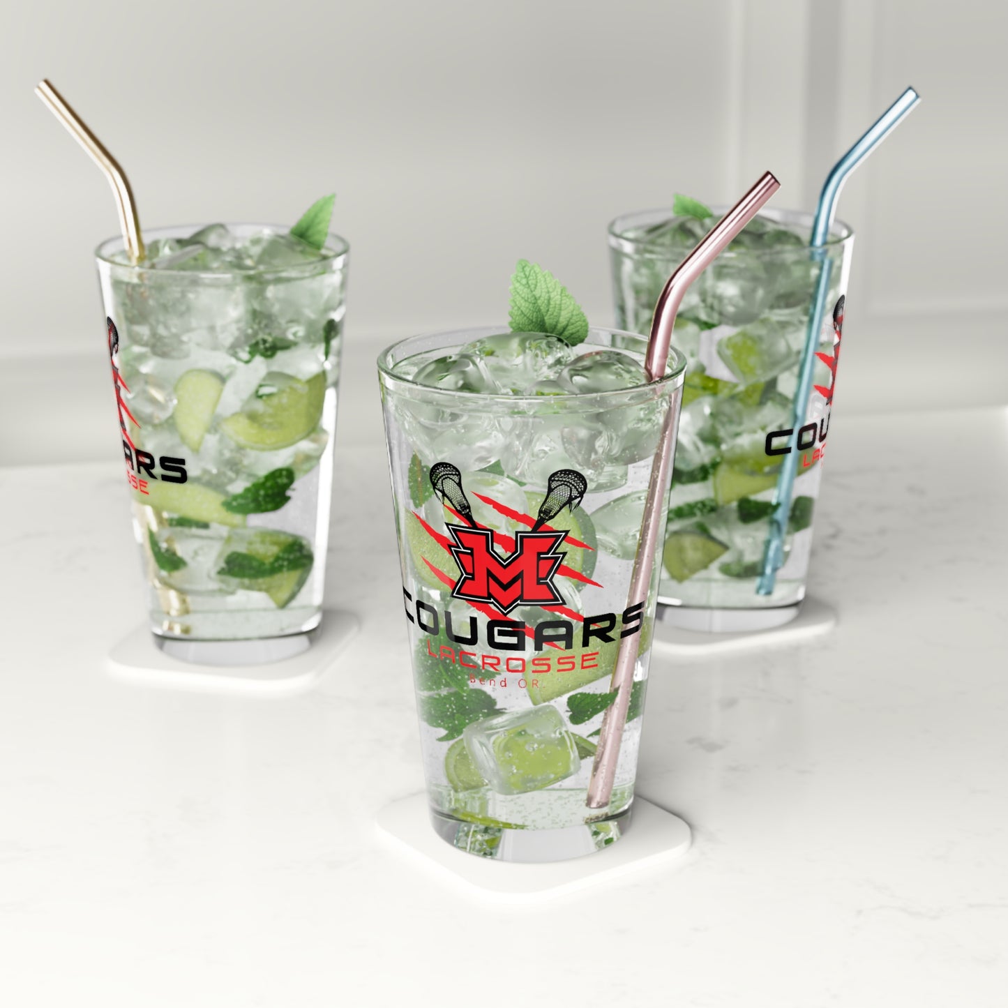 MV Lacrosse Pint Glass - 16oz