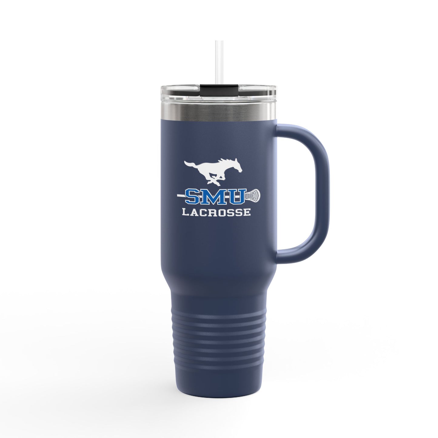 SMU Lacrosse Polar Camel Insulated Travel Mug (40oz)