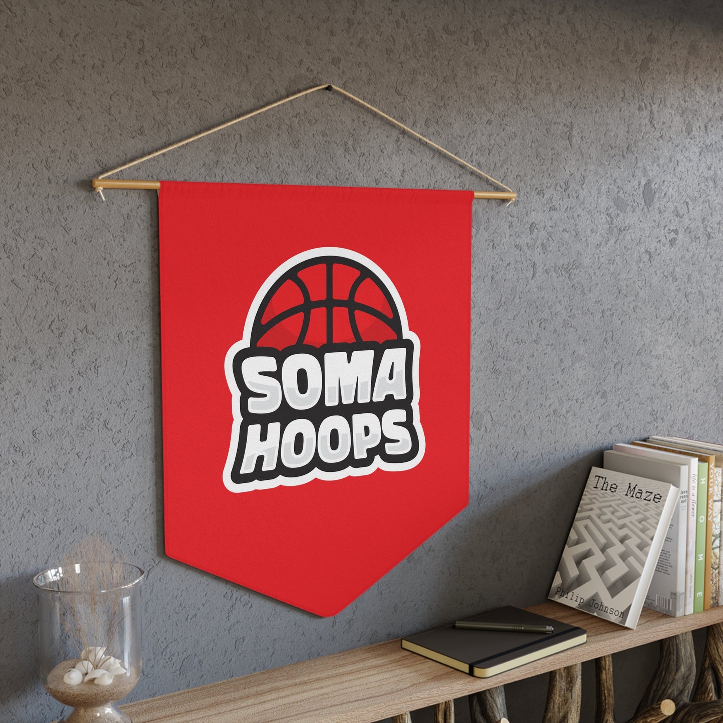 SOMA Basketball Pennant