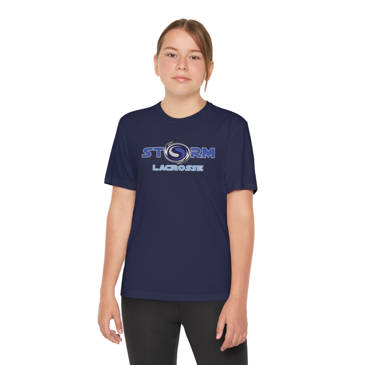 Youth Storm Lacrosse Sport-Tek Performance Tee