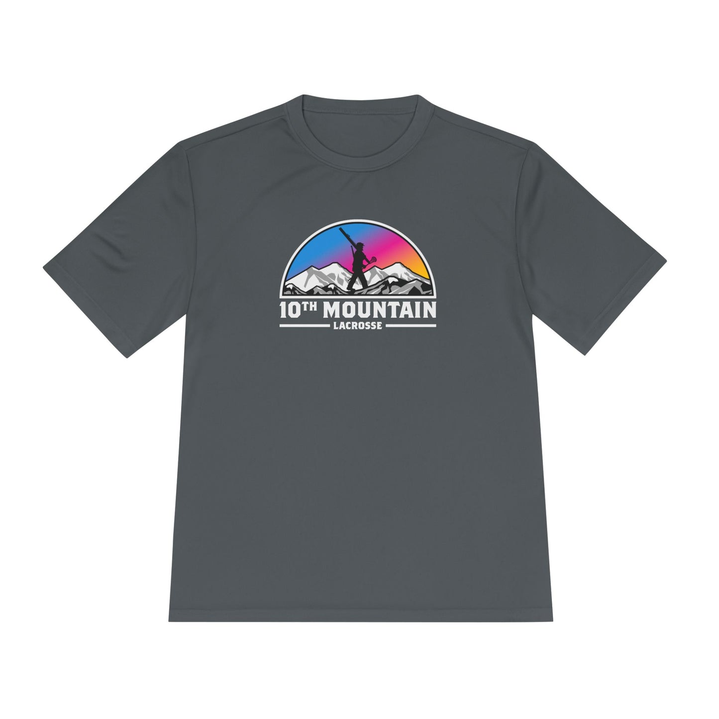 Adult 10th Mountain Lacrosse Sport-Tek T-Shirt