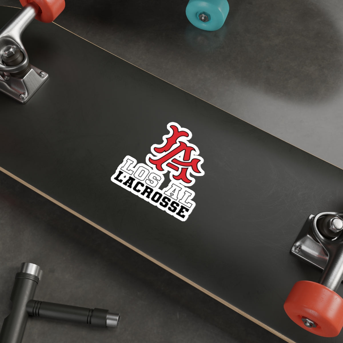 Los Al Lacrosse Die-Cut Stickers