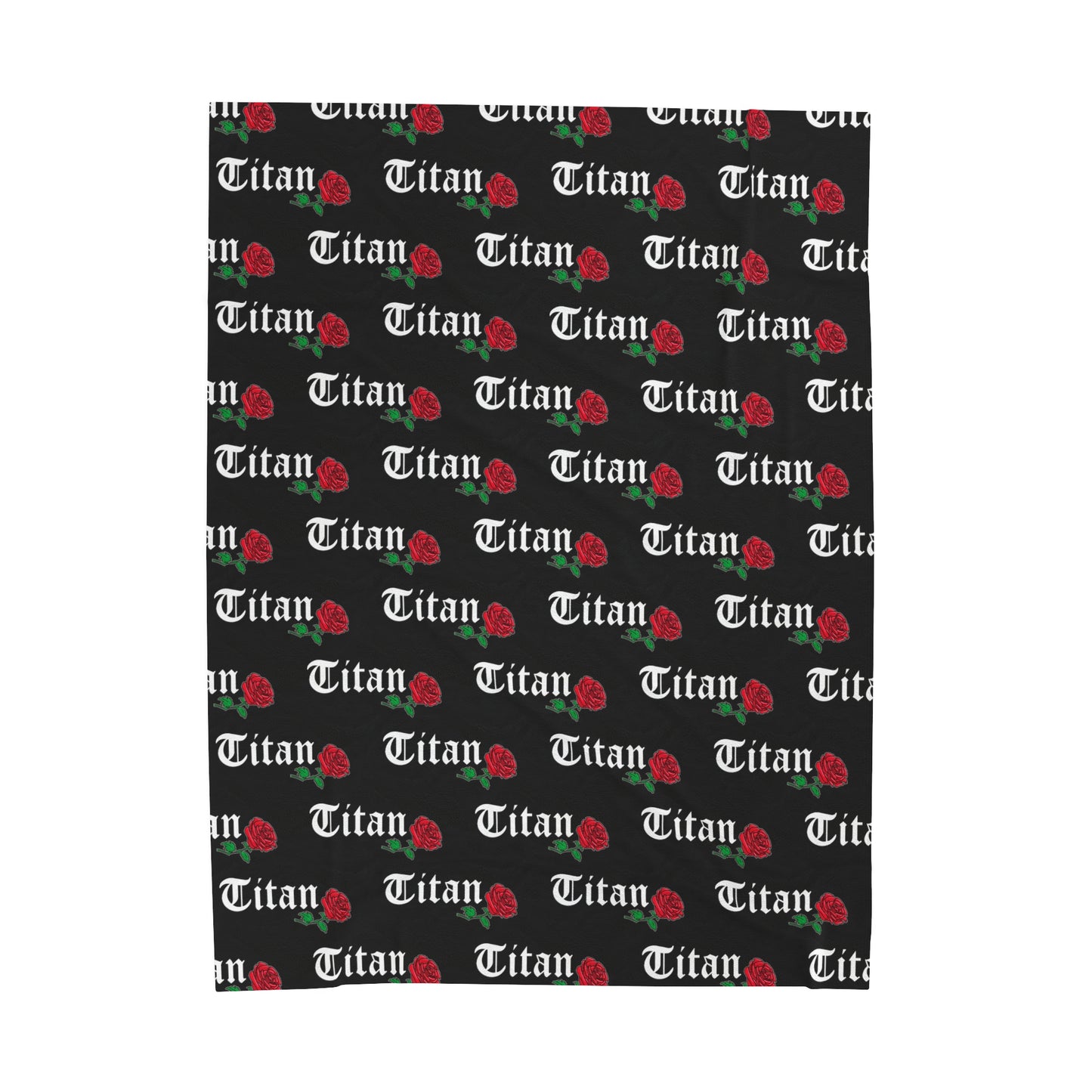 Titan Lacrosse Club Velveteen Plush Blanket (60" x 80")