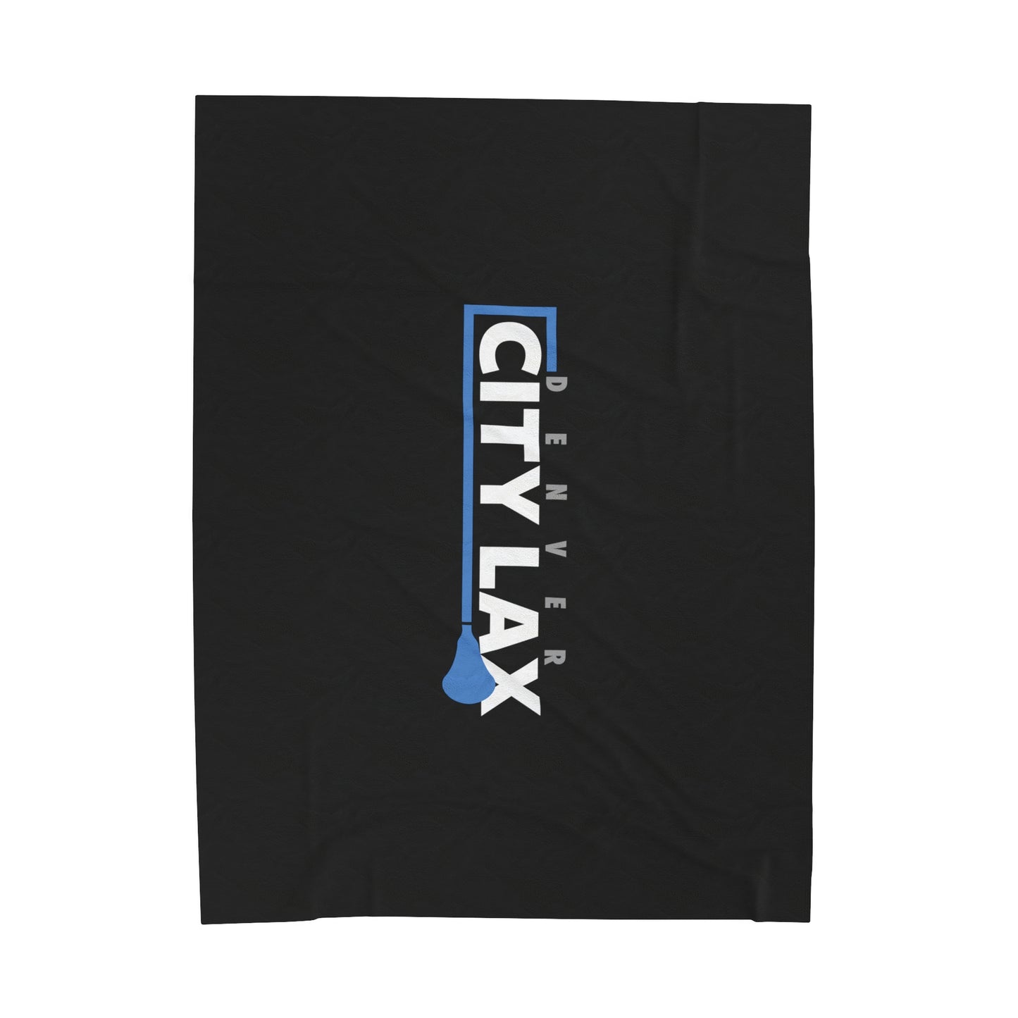 Denver City Lax Velveteen Plush Blanket (60" x 80")