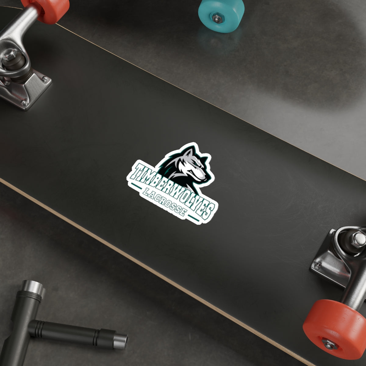 Everett Lacrosse Die Cut Stickers