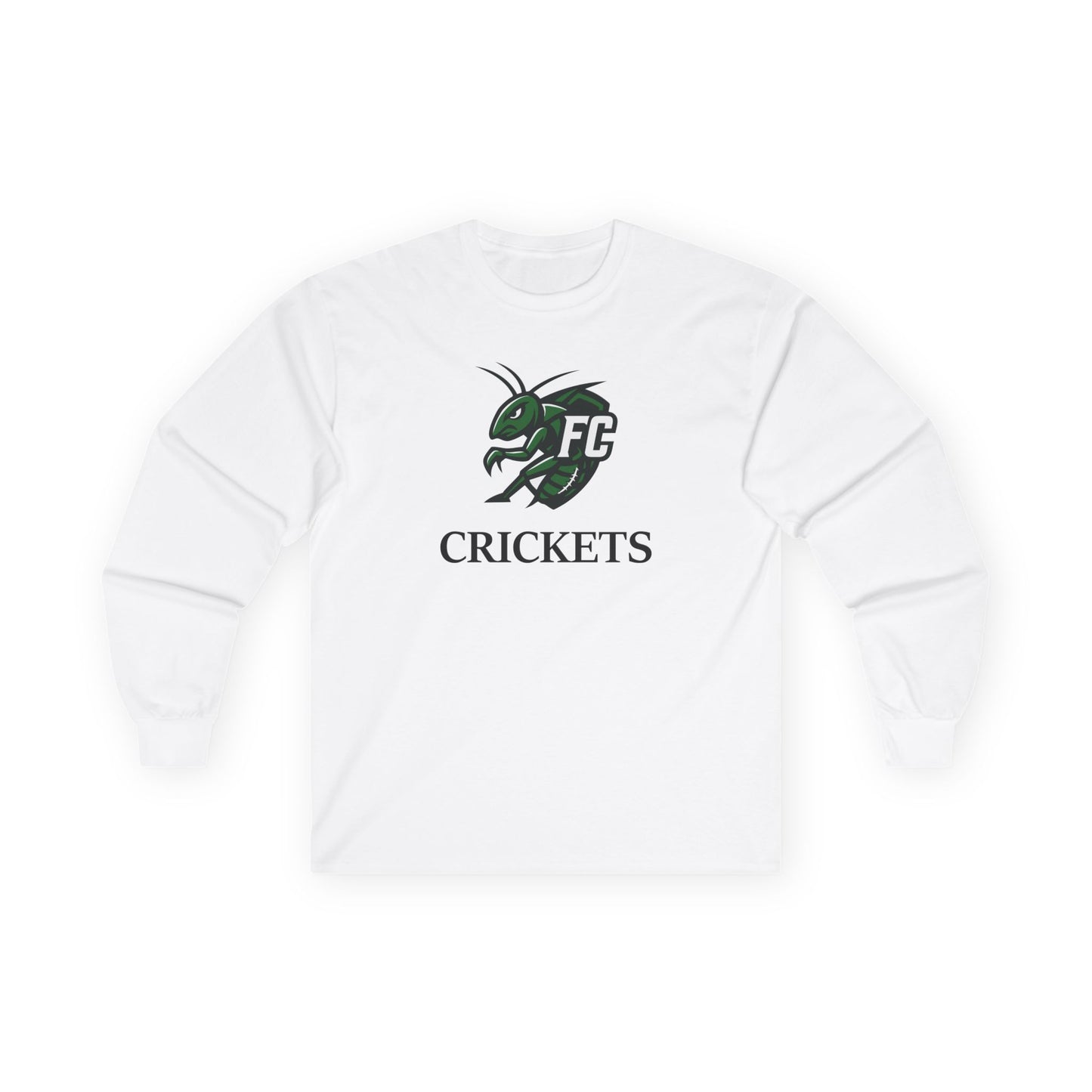 Adult Crickets Gildan Ultra Cotton Long Sleeve