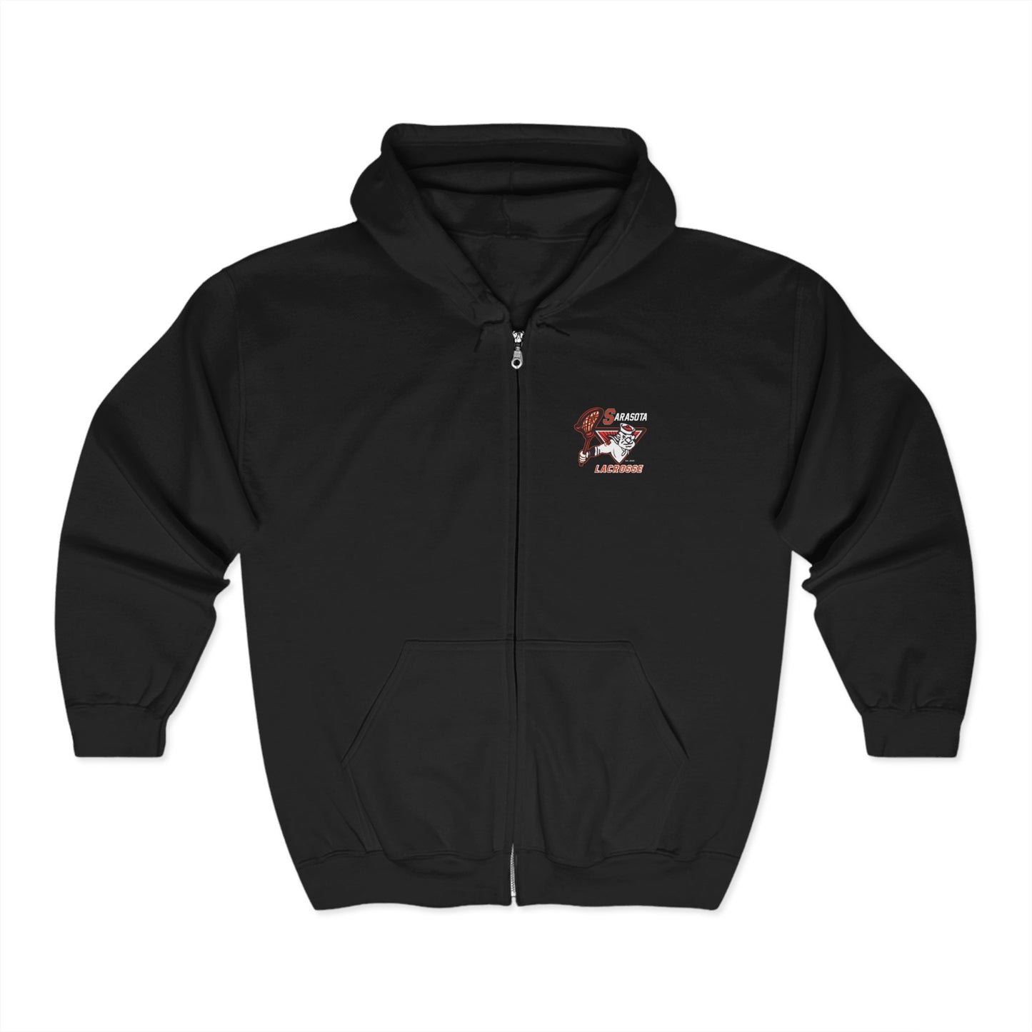Adult Sailors Lax Heavy Blend Full Zip Hoodie