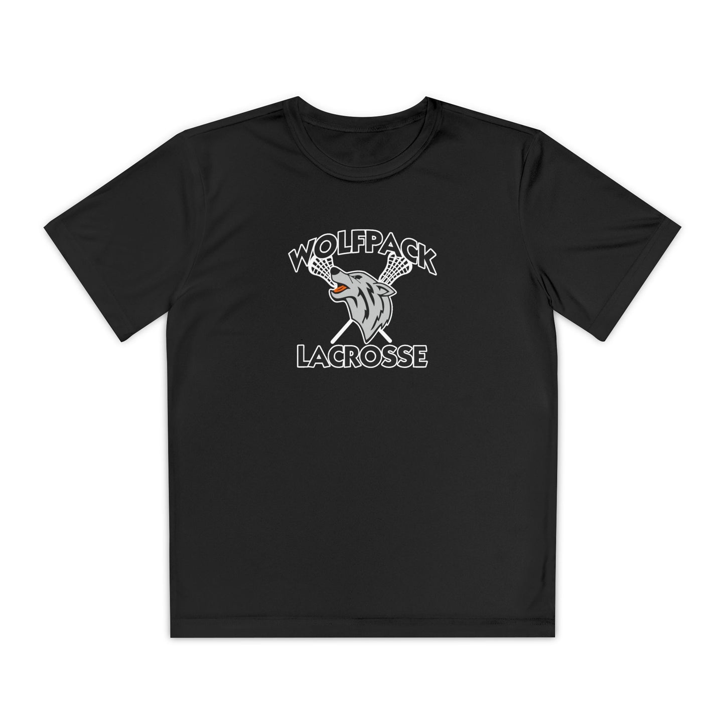 Youth Wolfpack Lacrosse Sport-Tek Performance T-shirt