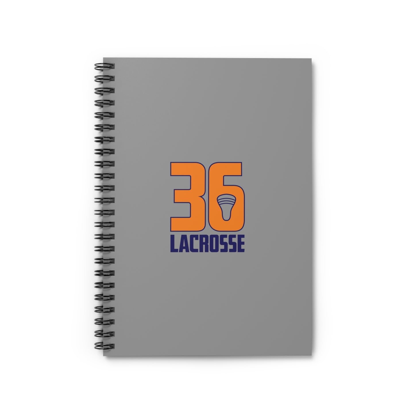 Team36 Lacrosse Spiral Notebook - Ruled Line (8" x 6")