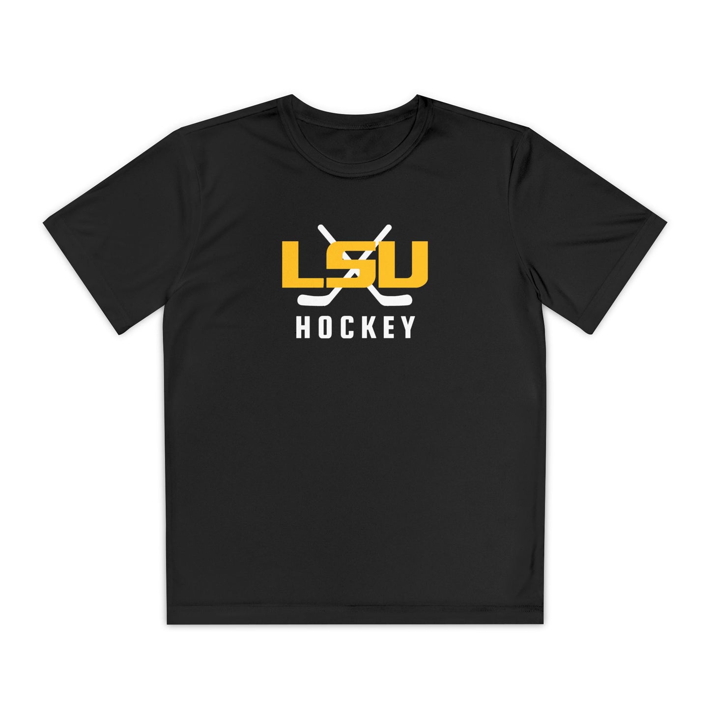 Youth LSU Ice Hockey Sport-Tek Performance Shirt