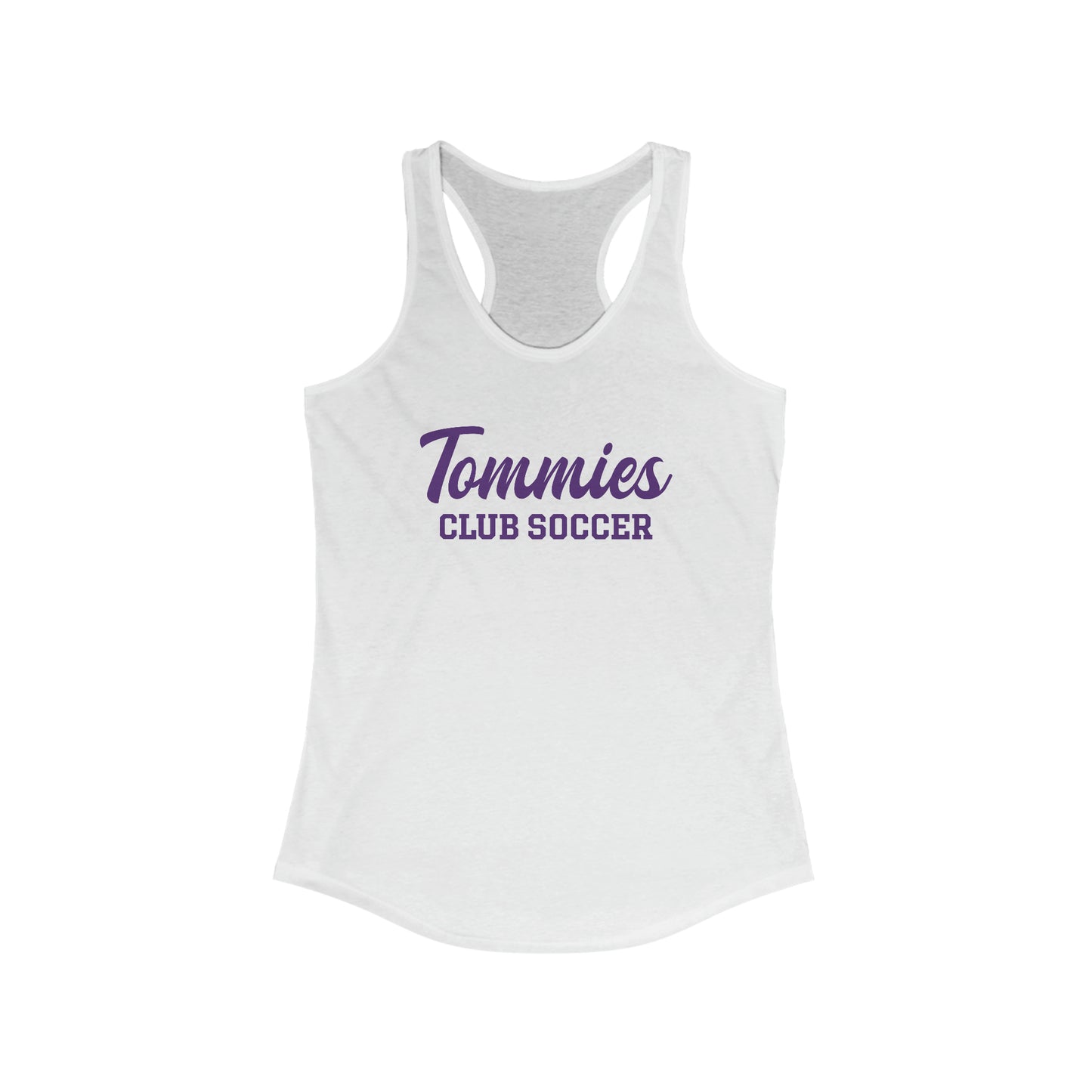 Women's UST Club Soccer Next Level Racerback Tank