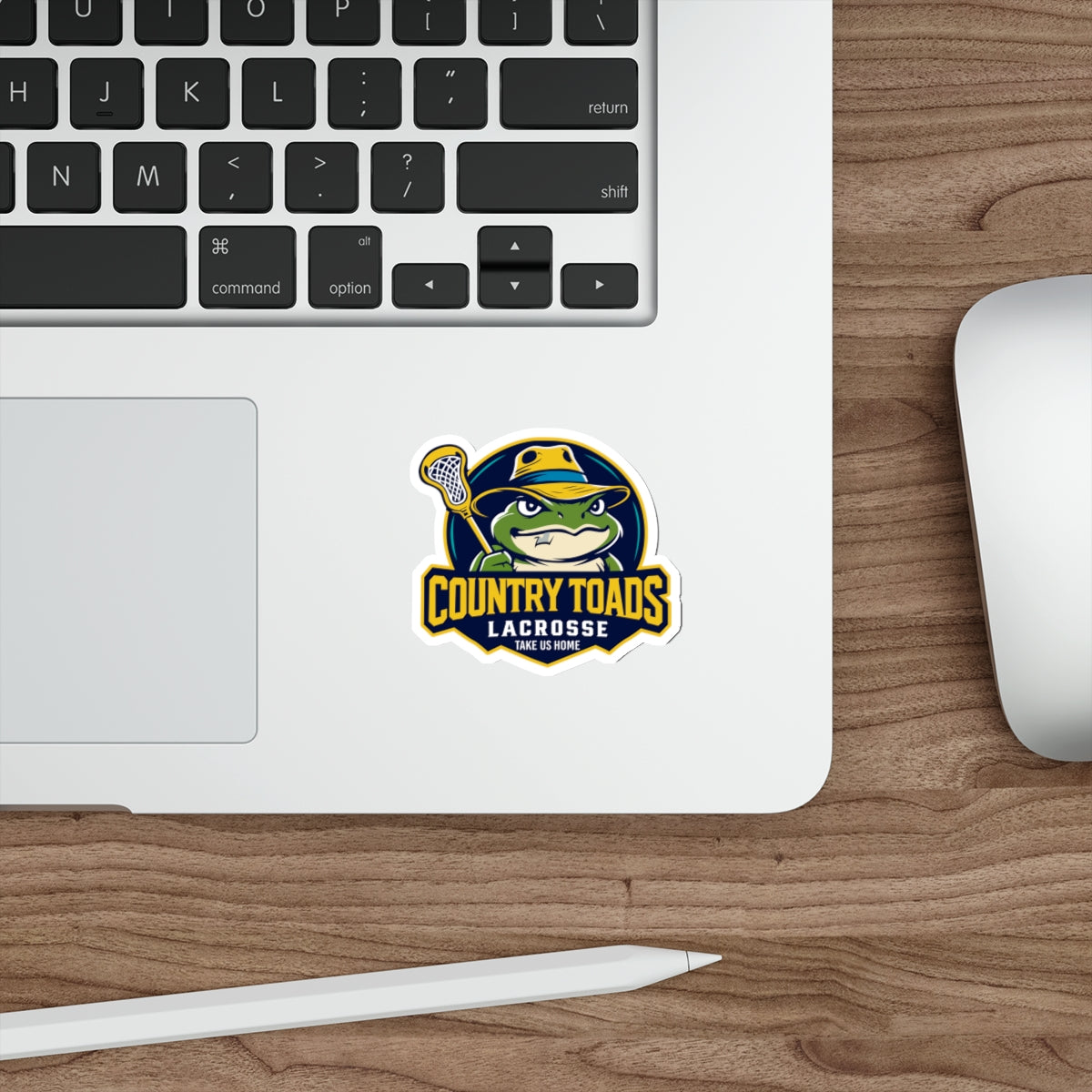 Country Toads Lacrosse Die-Cut Sticker