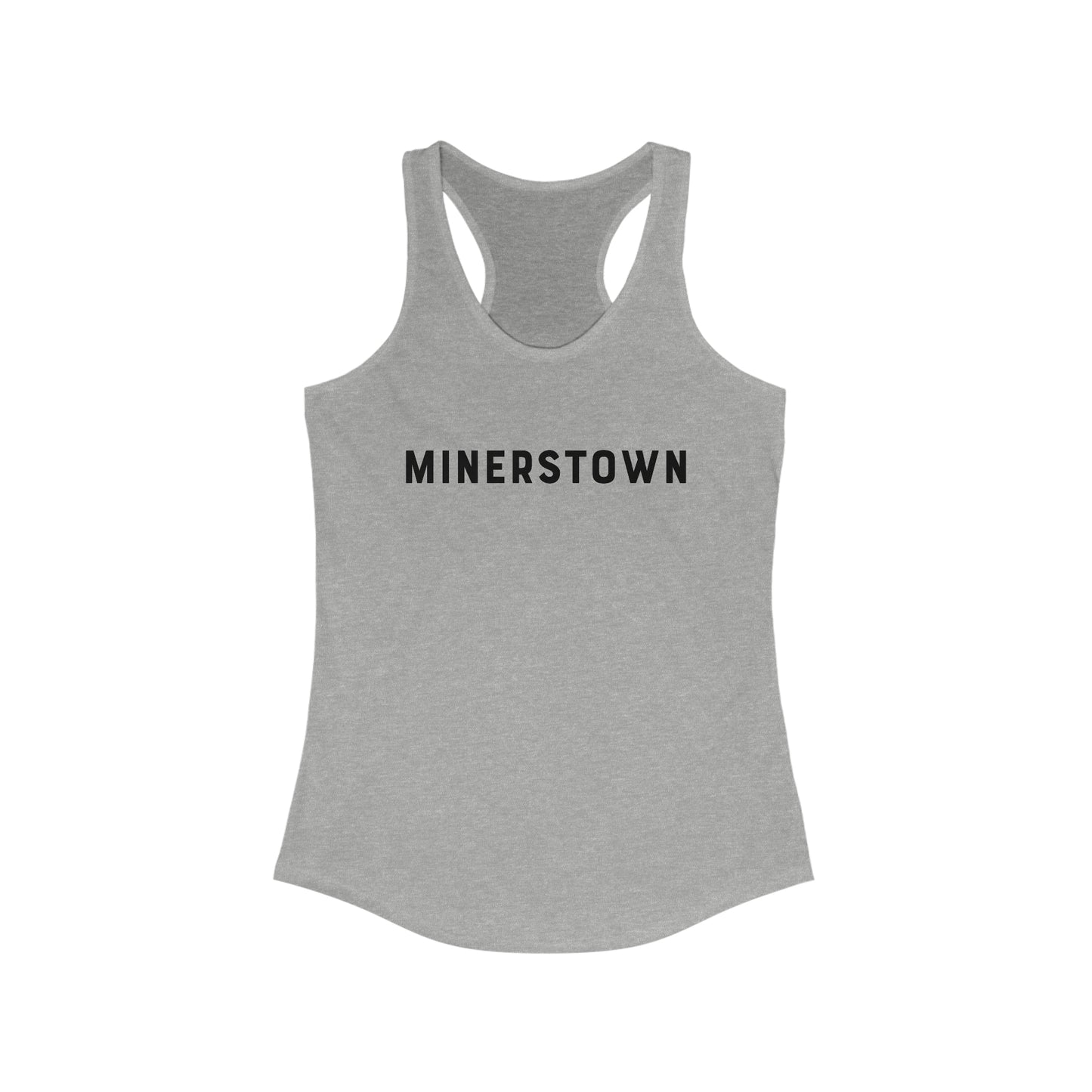 Women's Minerstown Next Level Racerback Tank