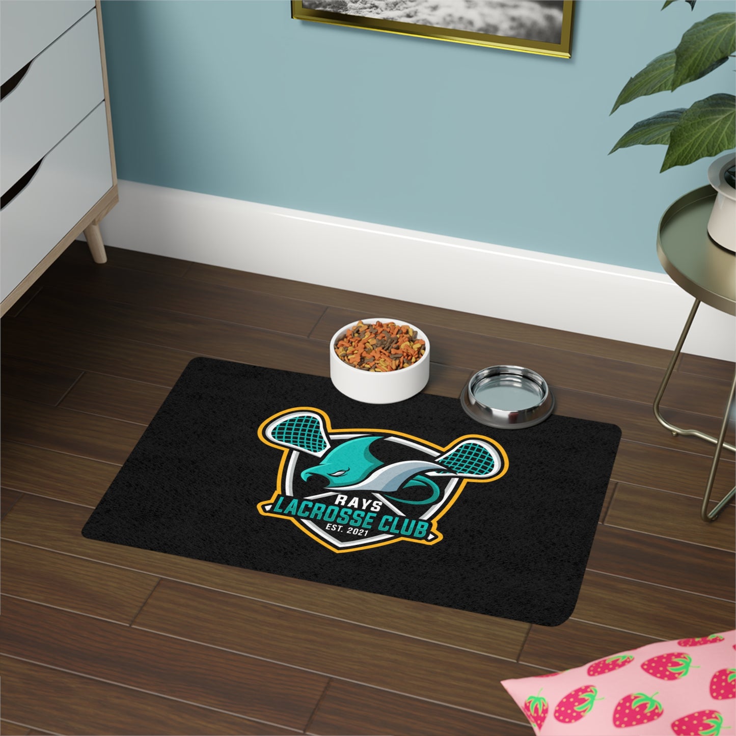 Rays Lacrosse Pet Food Mat (12"x18")