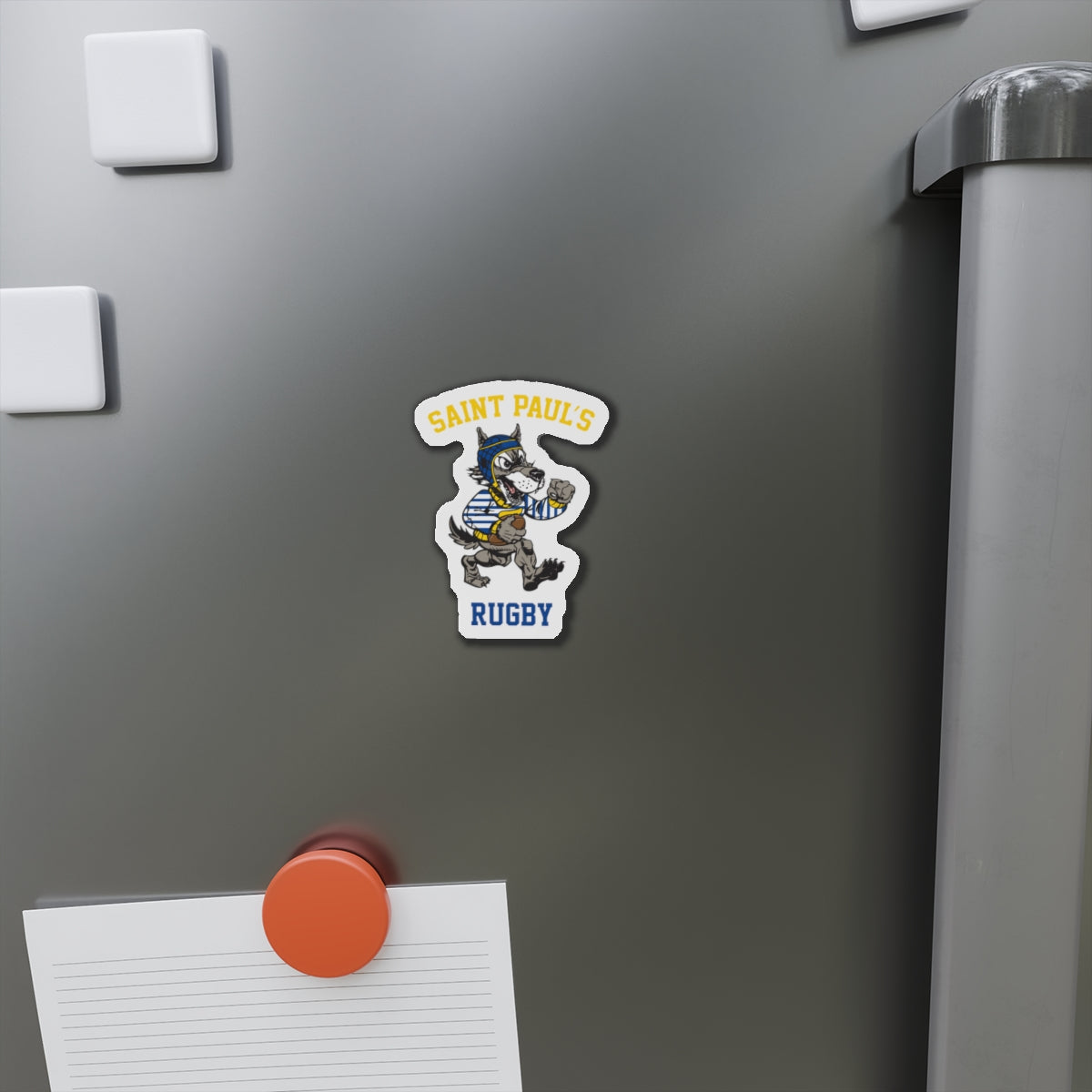 St. Paul's Rugby Die-Cut Magnet