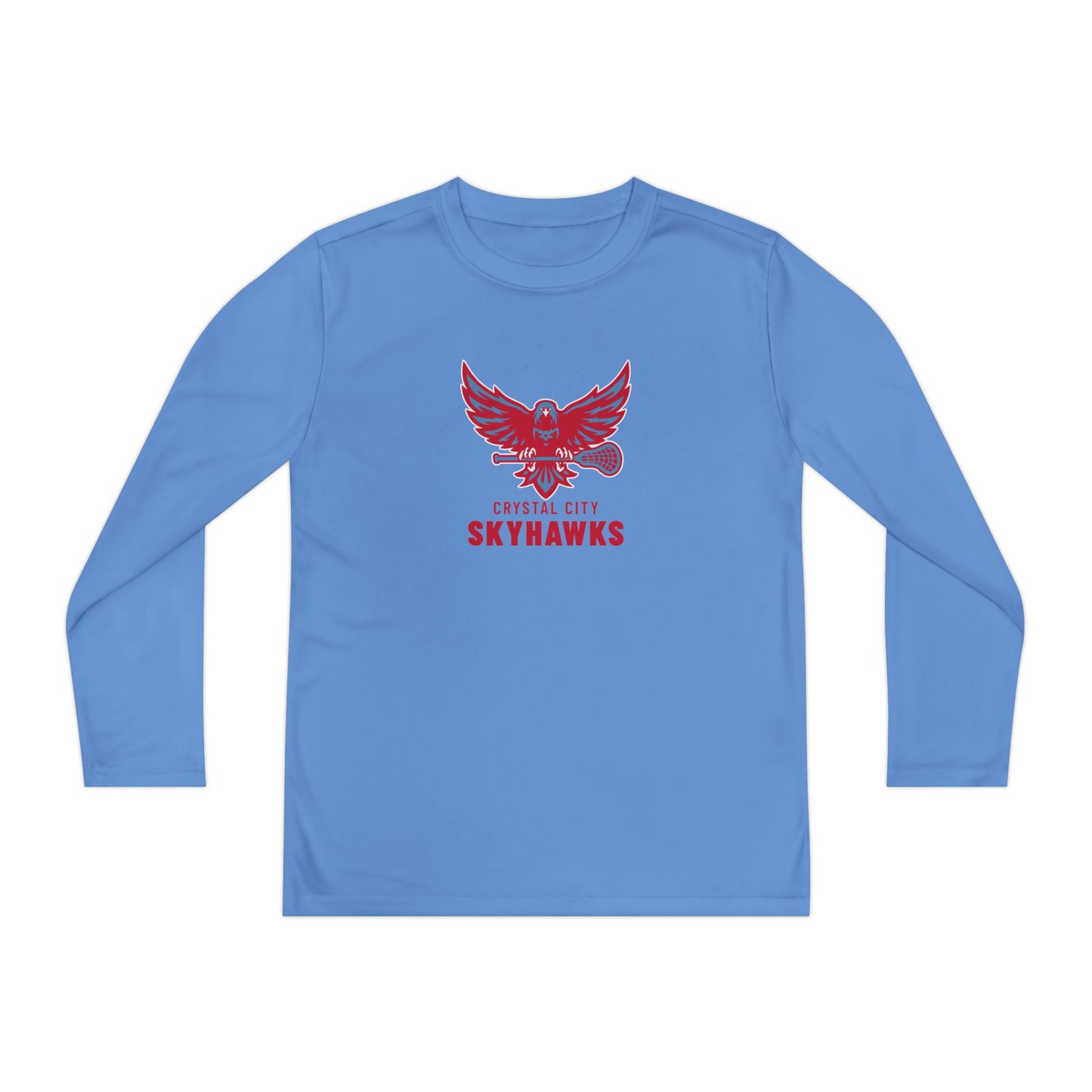 Youth Crystal City Skyhawks Sport-Tek Performance Long Sleeve Shirt