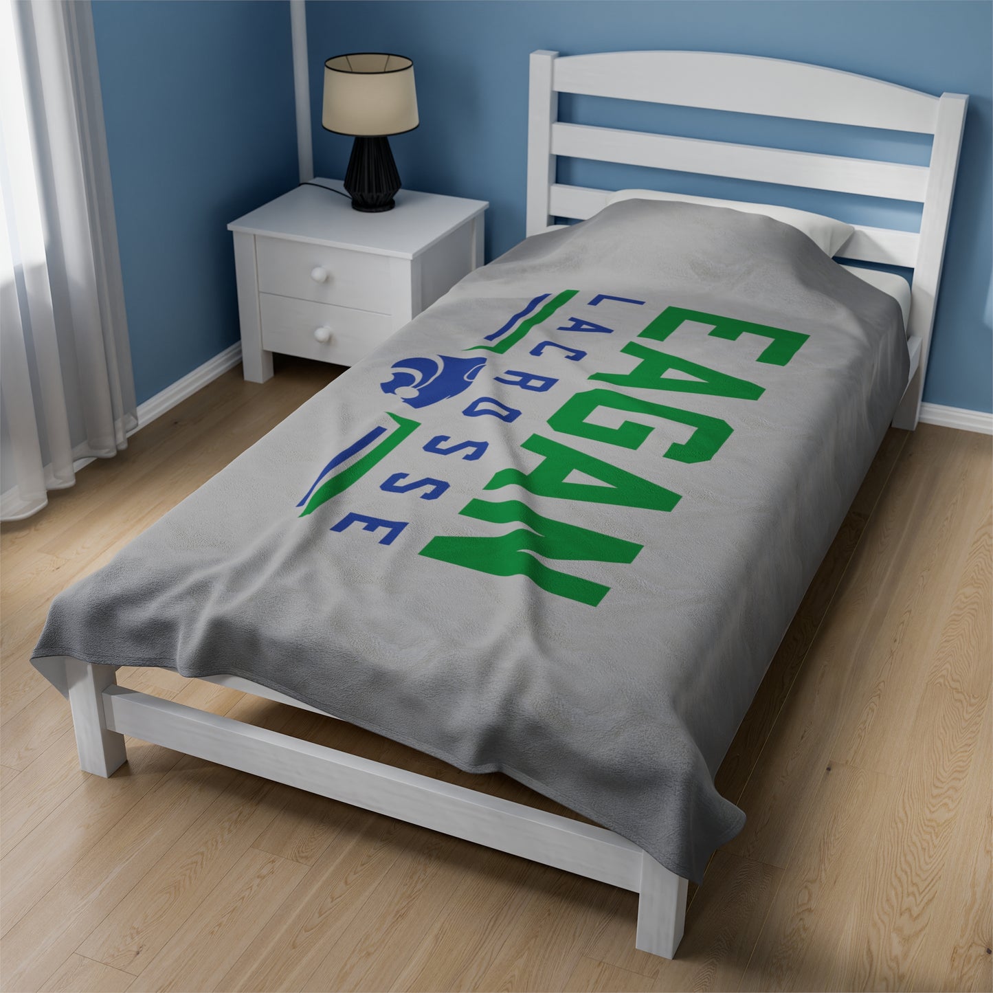 Eagan Boys Lacrosse Velveteen Plush Blanket (60" x 80")