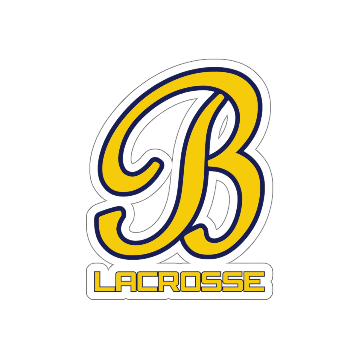 Bellevue Lacrosse Die-Cut Sticker