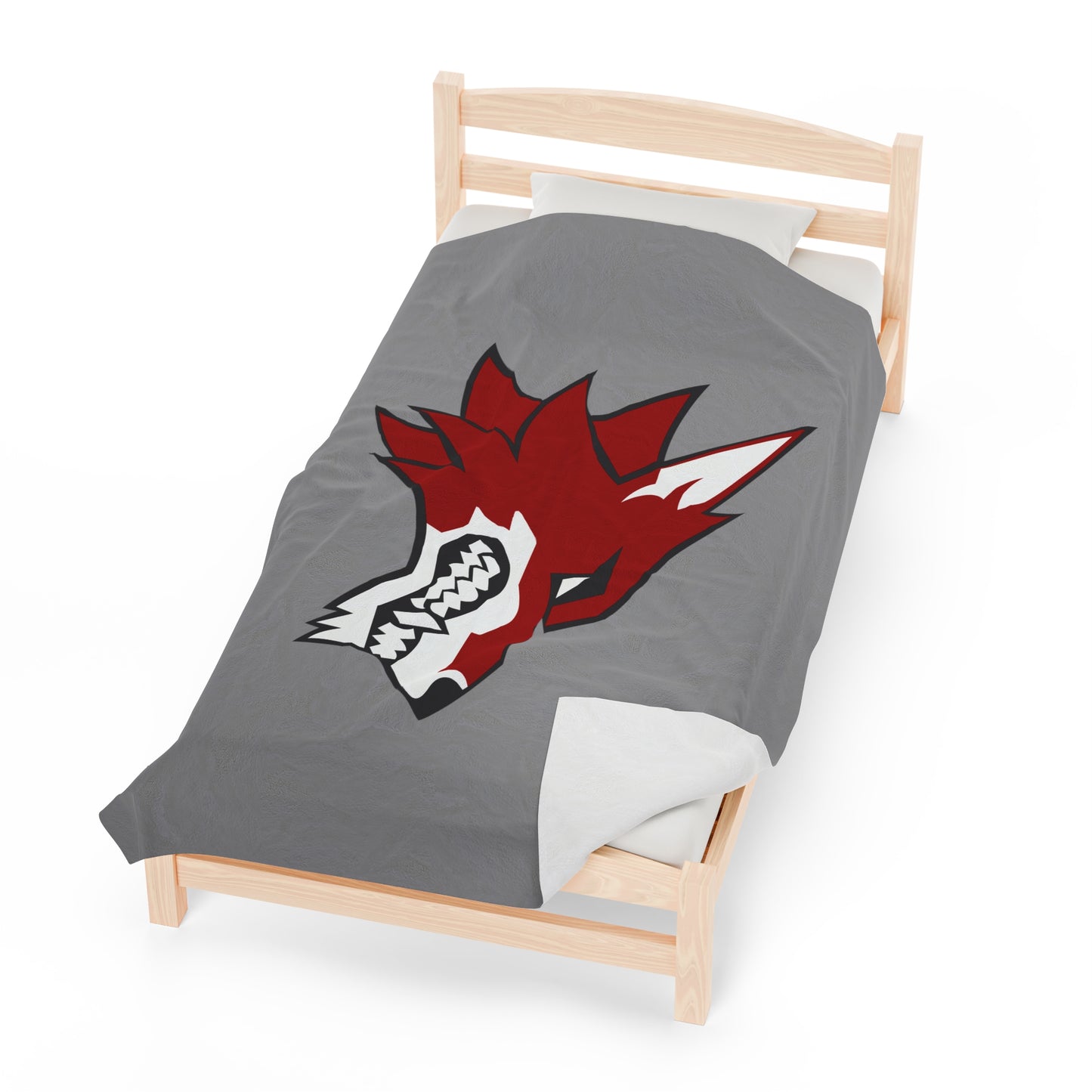 Columbus Coyotes Velveteen Plush Blanket (60" x 80")