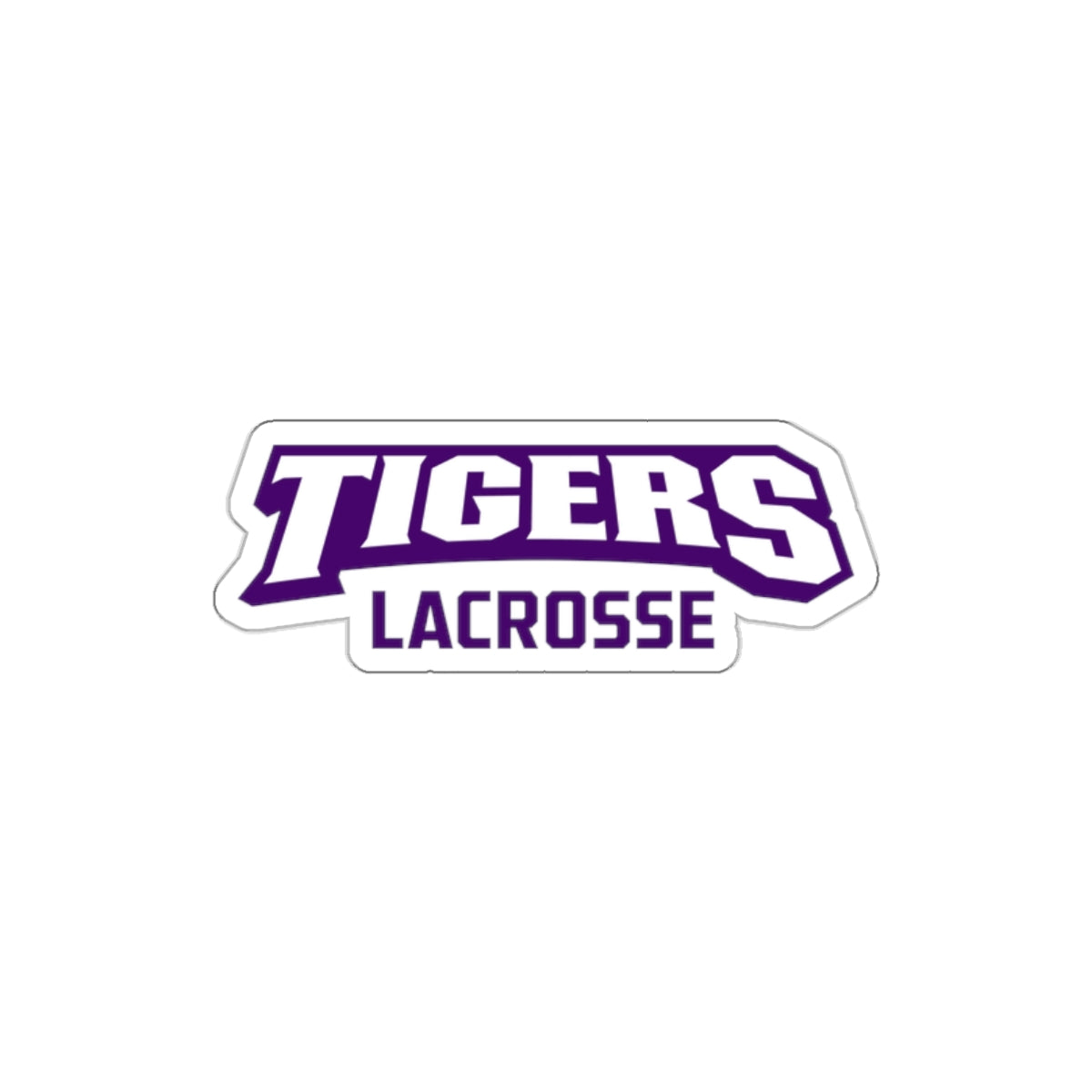 Tiger Lax Die-Cut Stickers (3-Pack)