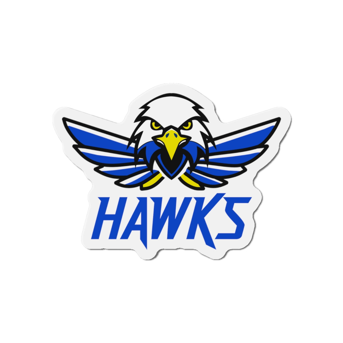 Hawks  Die-Cut Magnet