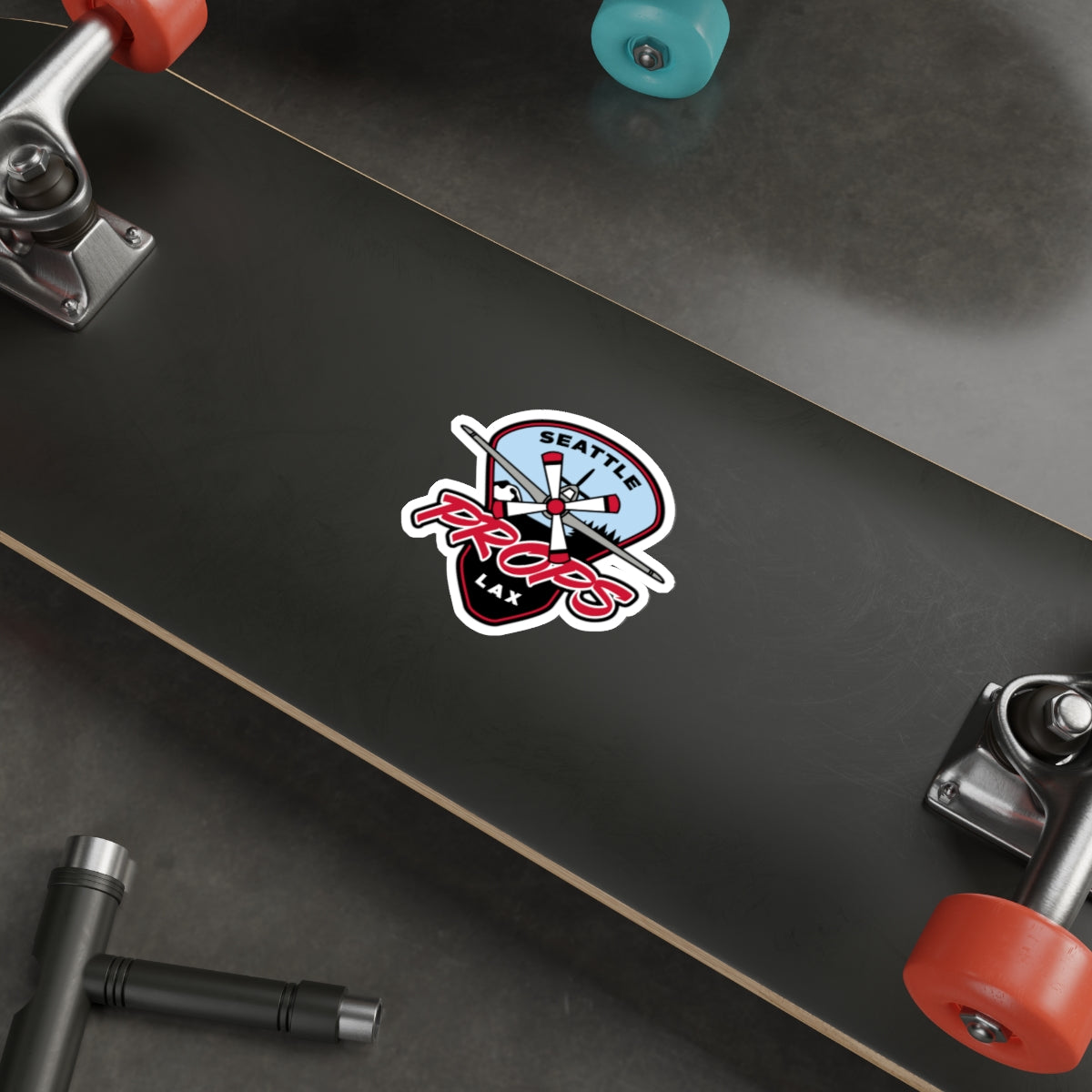 Seattle Props Lacrosse Die-Cut Sticker