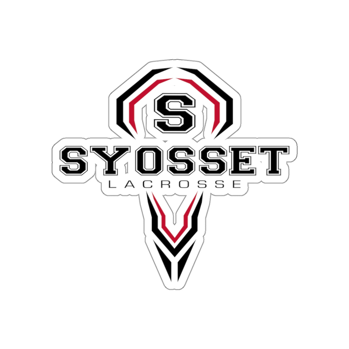 Syosset Lacrosse Die-Cut Sticker