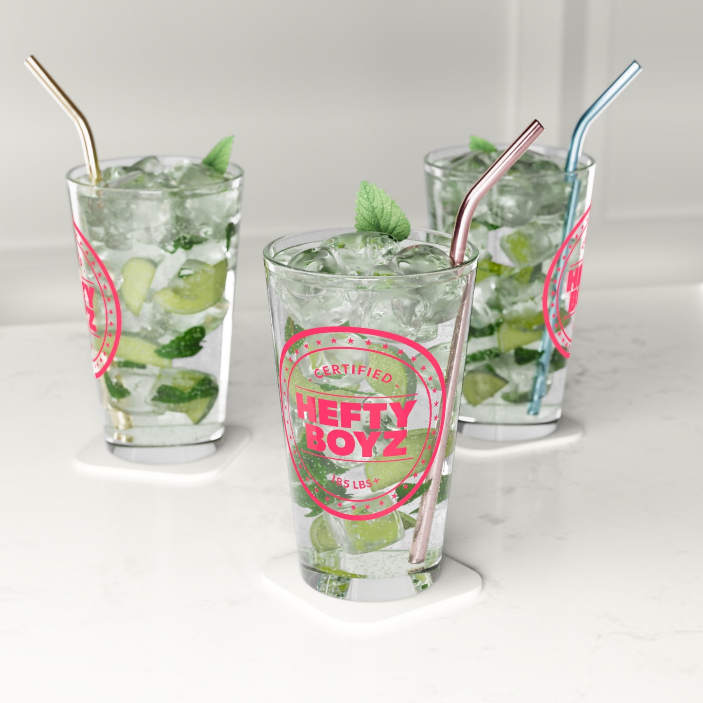 Hefty Boyz Pint Glass - 16oz