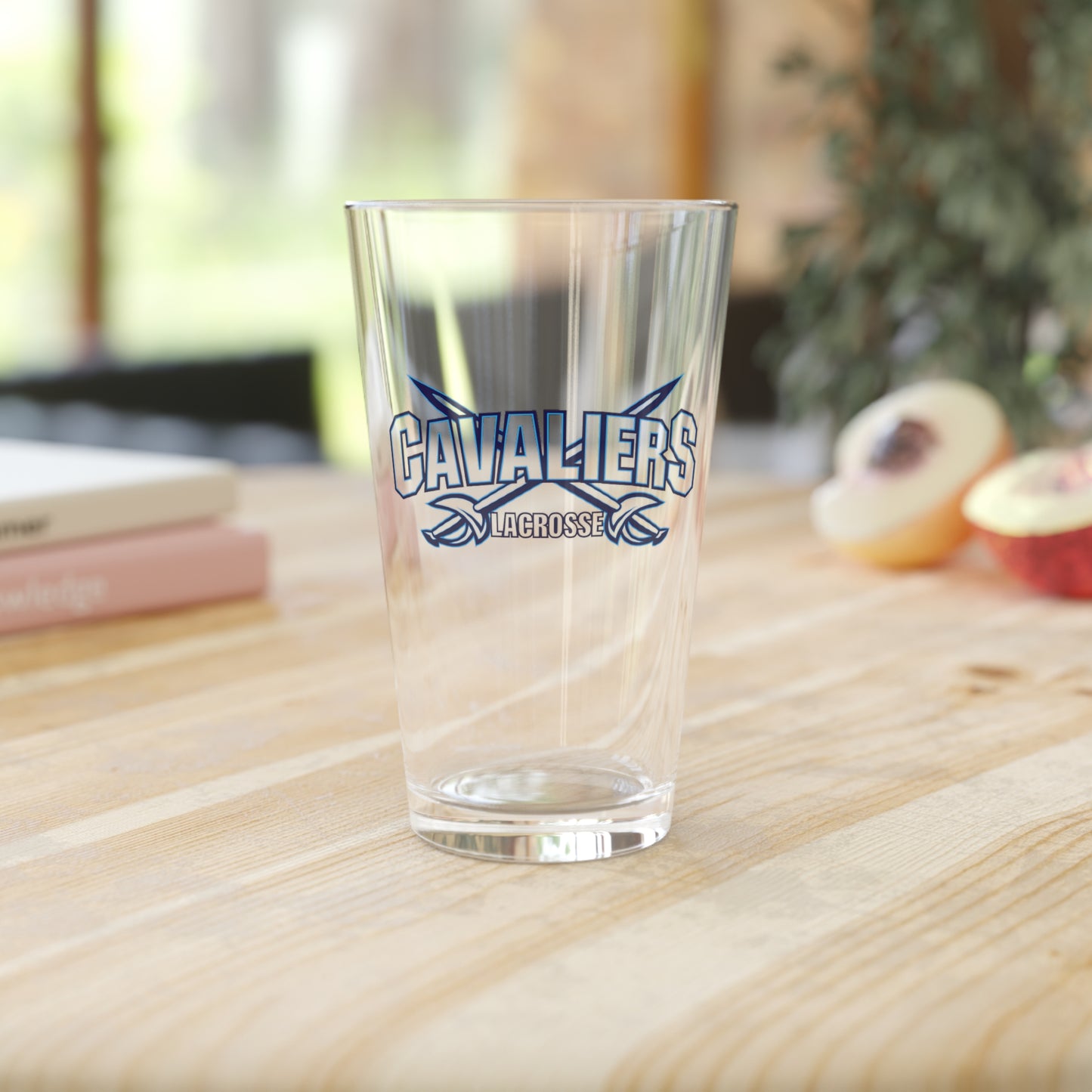 Cavaliers Lacrosse Pint Glass - 16oz
