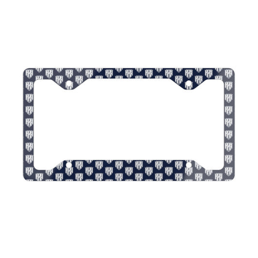 Heart and Hustle Baseball Metal License Plate Frame