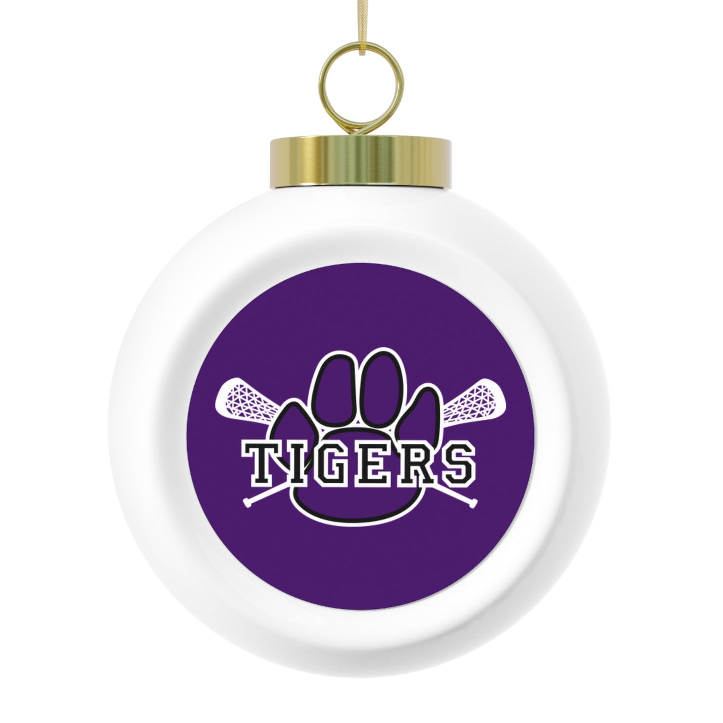 Tiger Lax  Christmas Ball Ornament