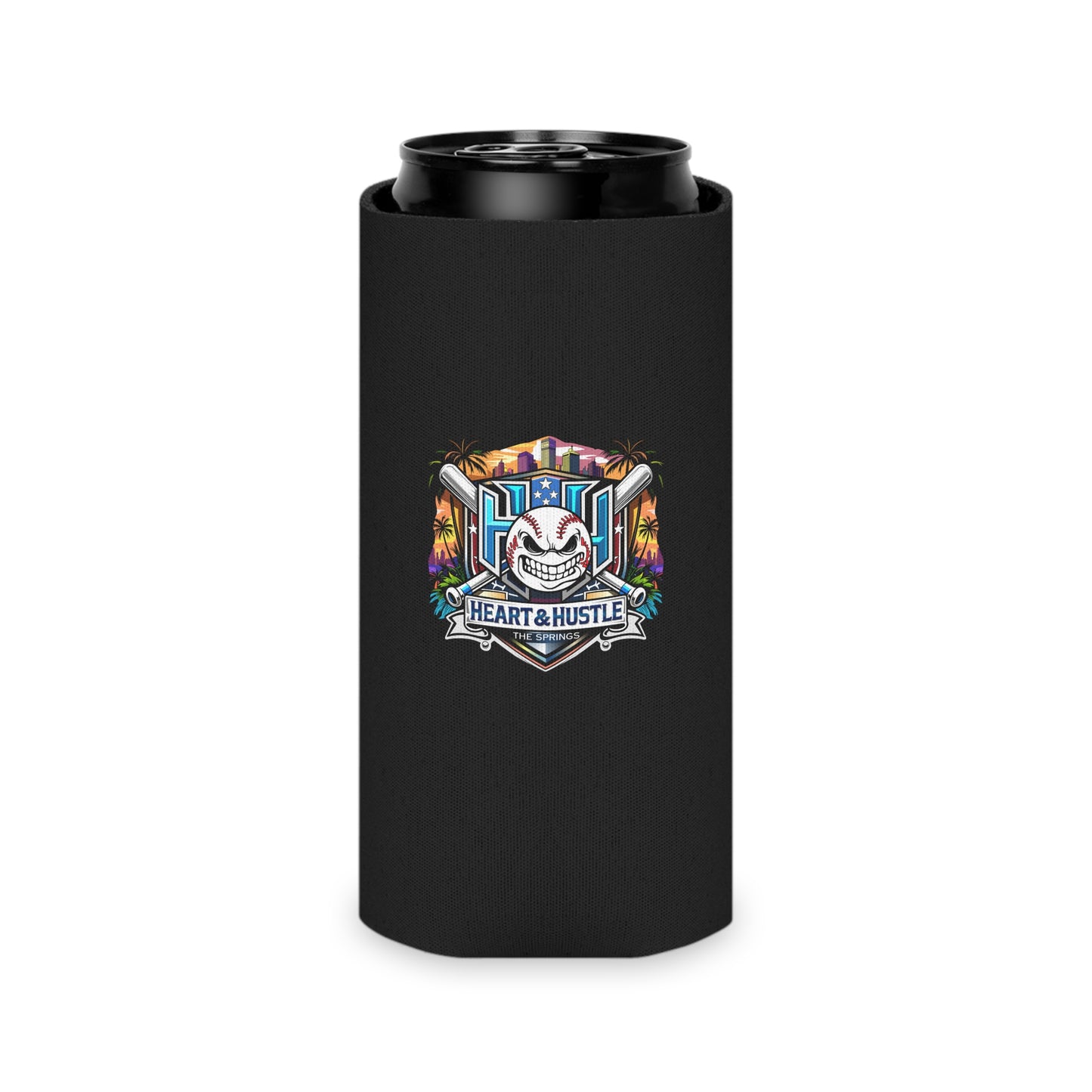 Heart and Hustle Baseball Can Cooler 3-pack