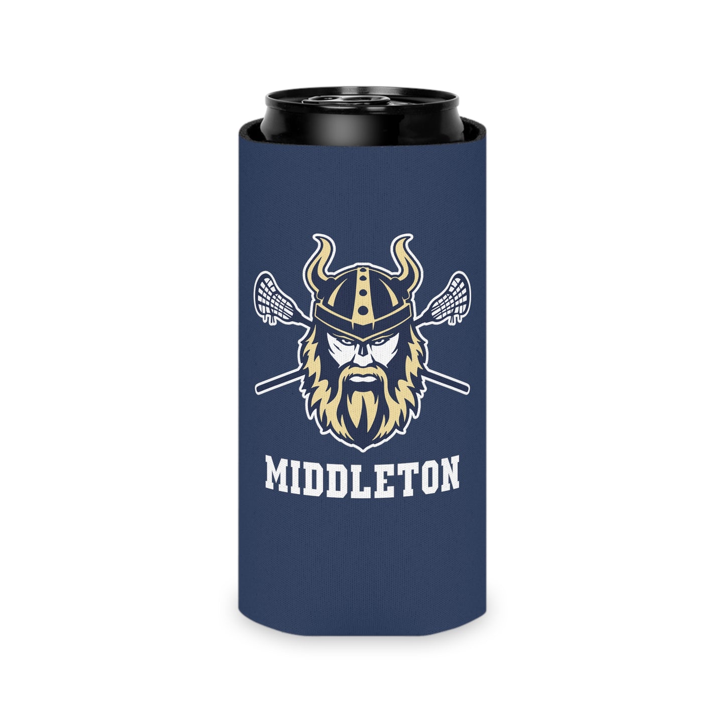 Middleton Vikings Lacrosse Can Cooler (3-Pack)